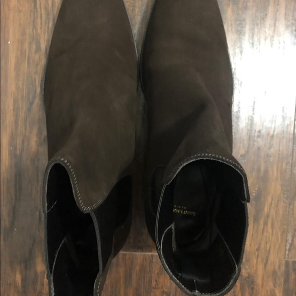Saint Laurent boots suede